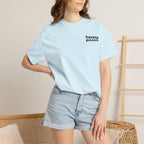 UNISEX Havana Peach Minimalist Graphic T-Shirt