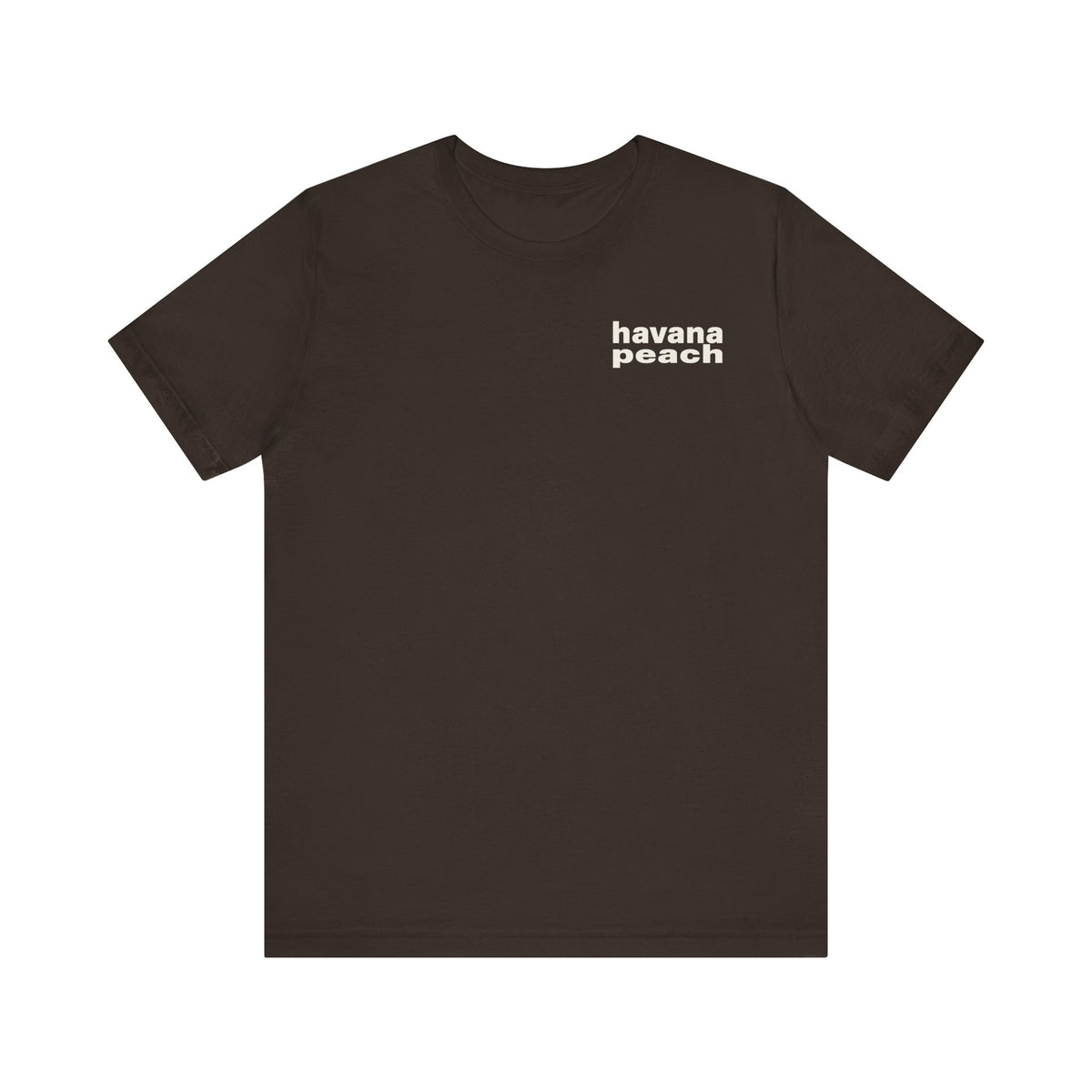 Havana Peach Minimalist Graphic T-Shirt