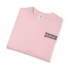 UNISEX Havana Peach Minimalist Graphic T-Shirt