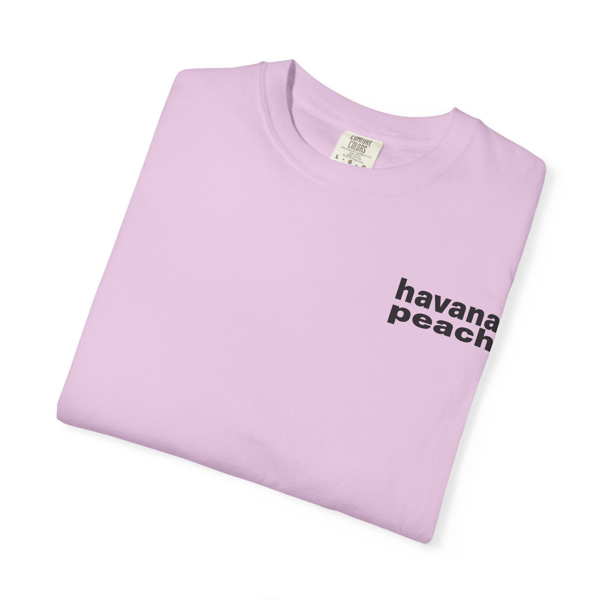 UNISEX Havana Peach Minimalist Graphic T-Shirt