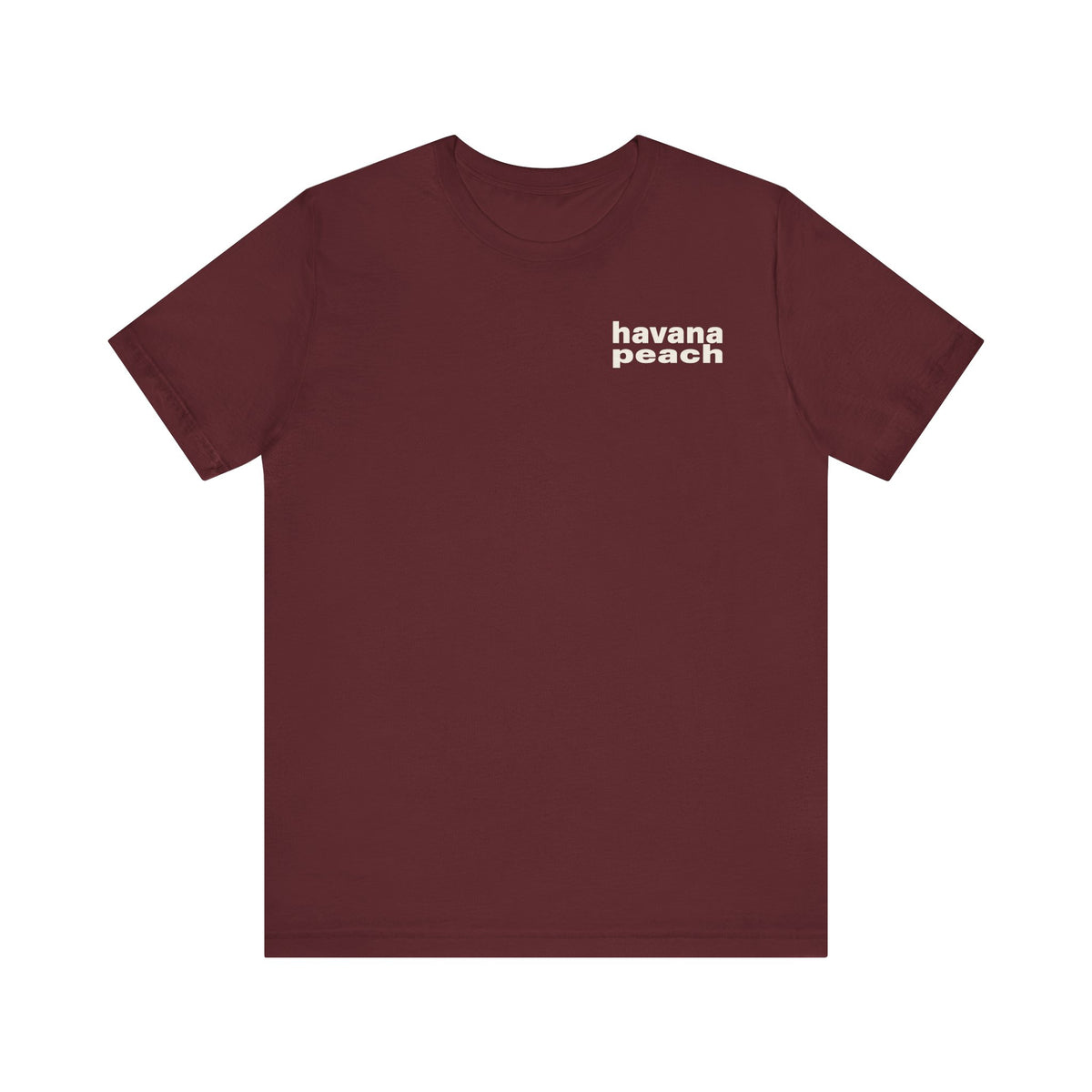 Havana Peach Minimalist Graphic T-Shirt