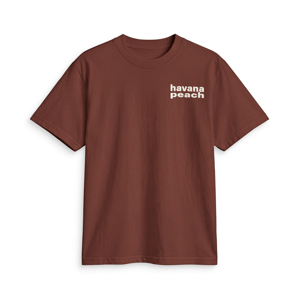 UNISEX Havana Peach Minimalist T-Shirt