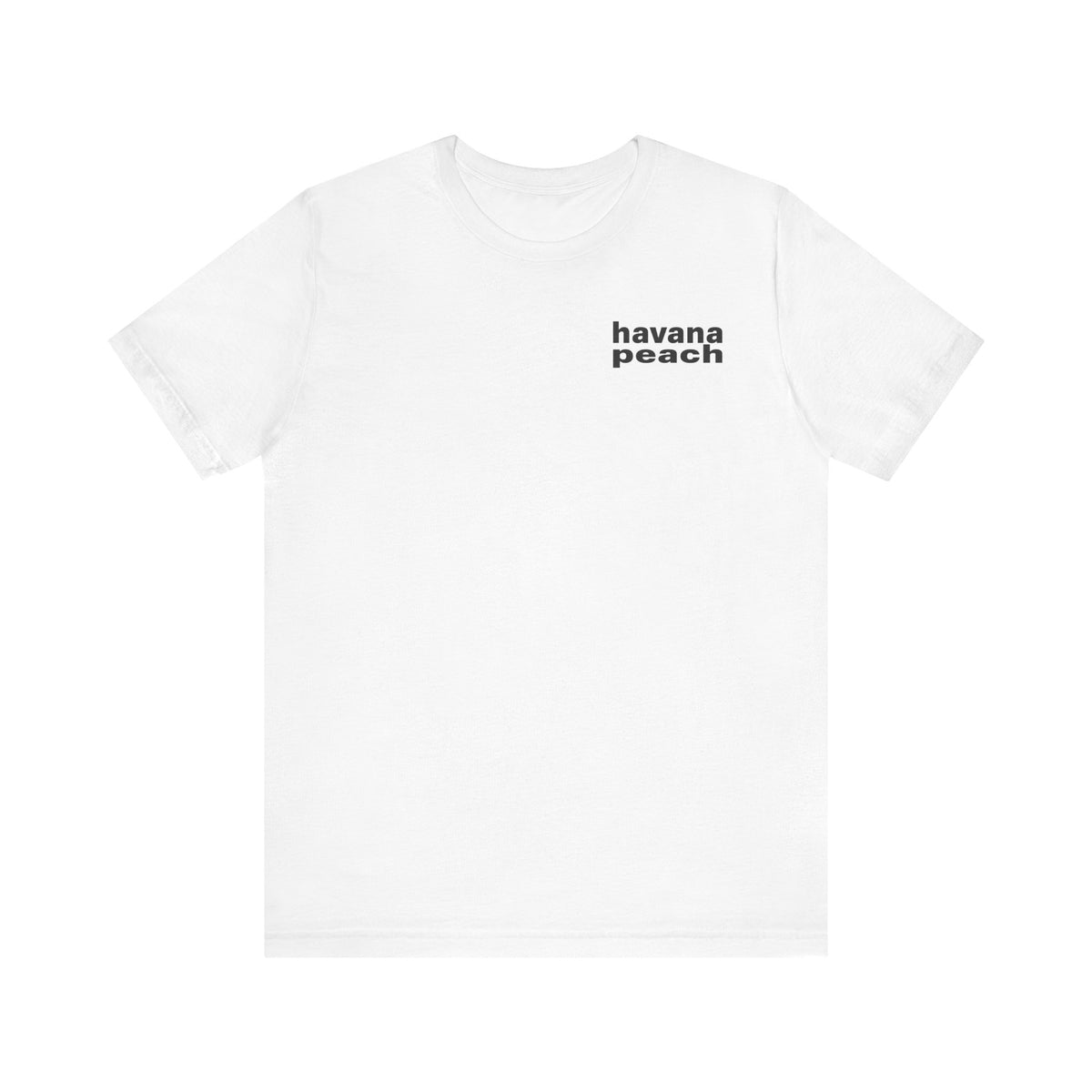 Havana Peach Minimalist Graphic T-Shirt