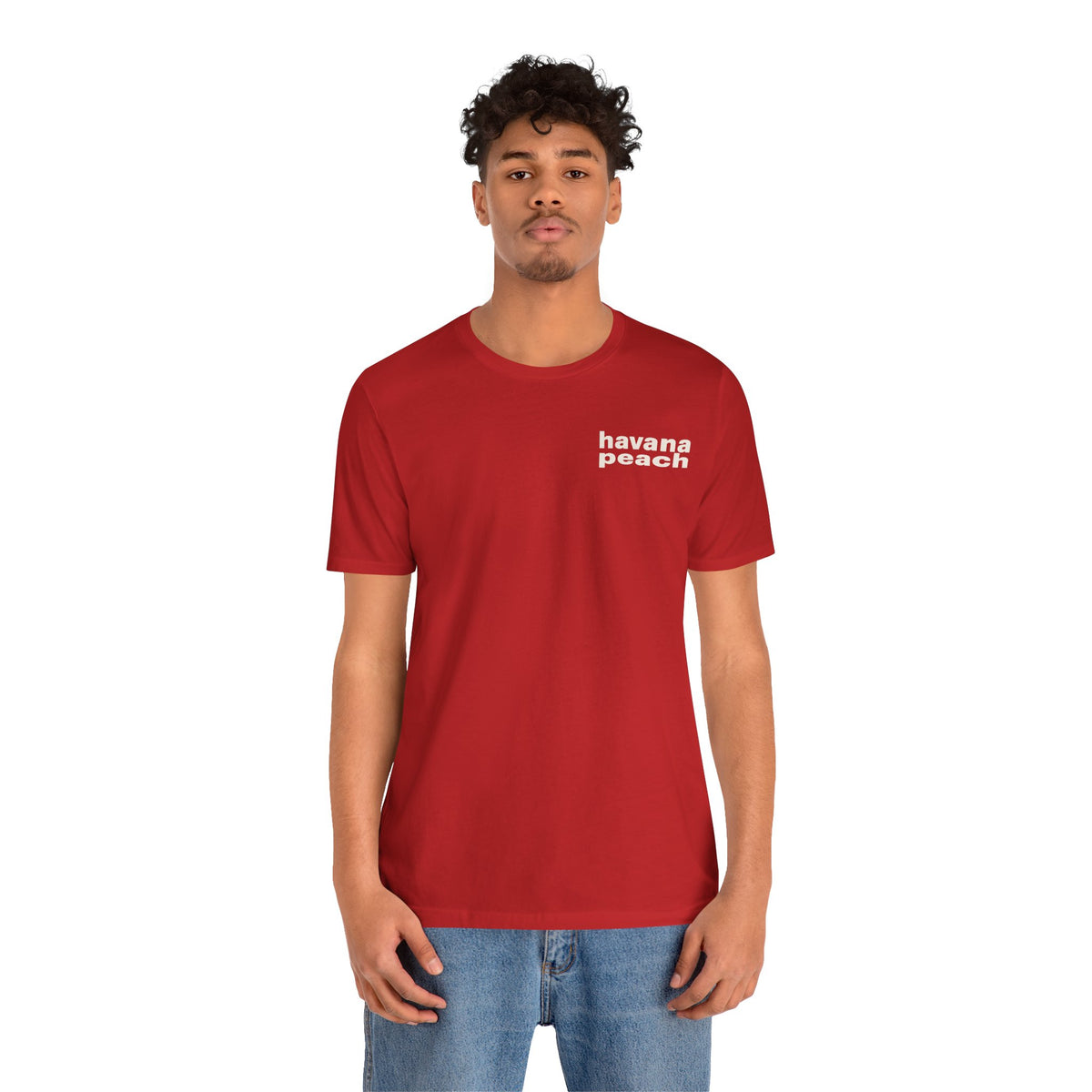 Havana Peach Minimalist Graphic T-Shirt