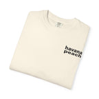 UNISEX Havana Peach Minimalist Graphic T-Shirt