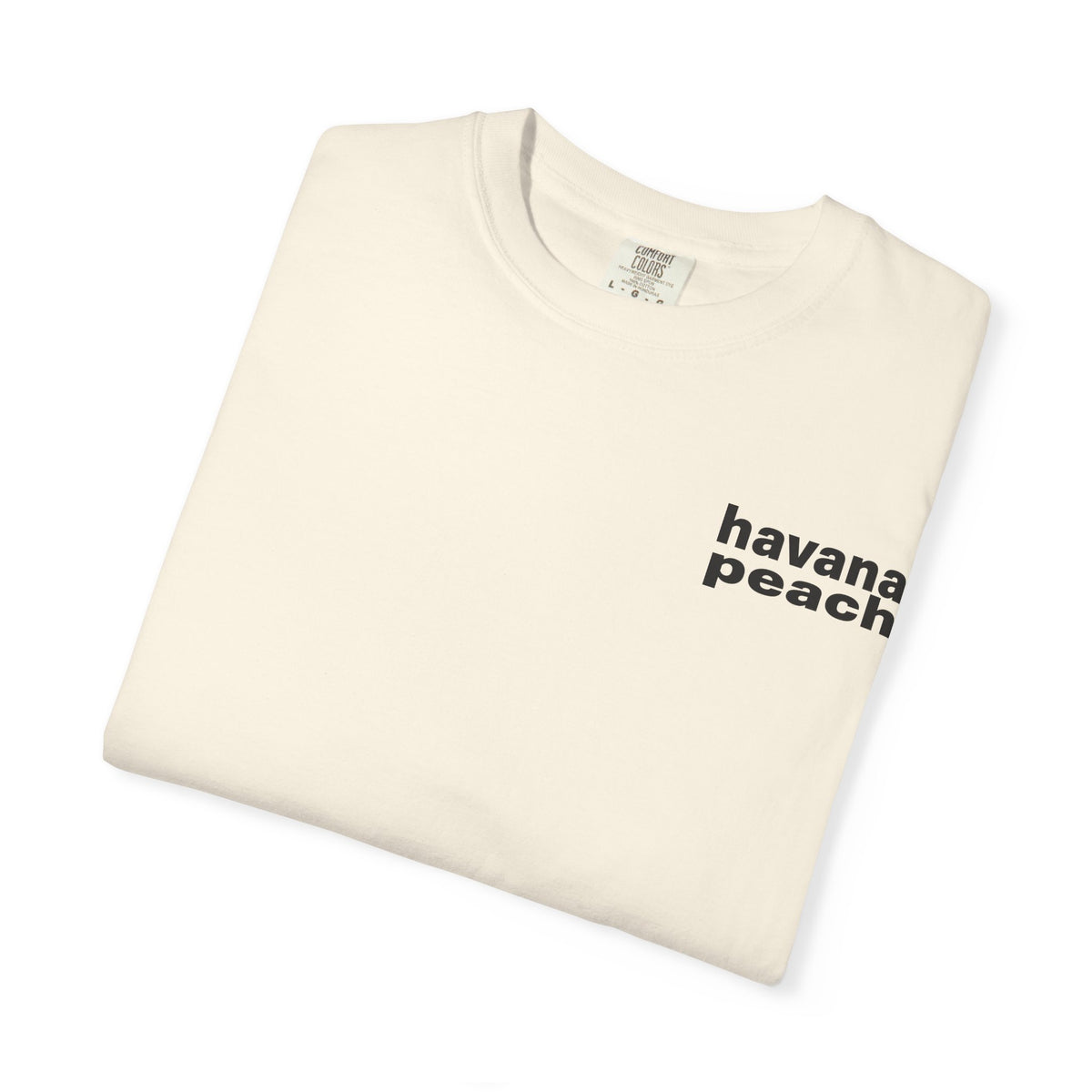 UNISEX Havana Peach Minimalist Graphic T-Shirt