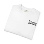 UNISEX Havana Peach Minimalist Graphic T-Shirt
