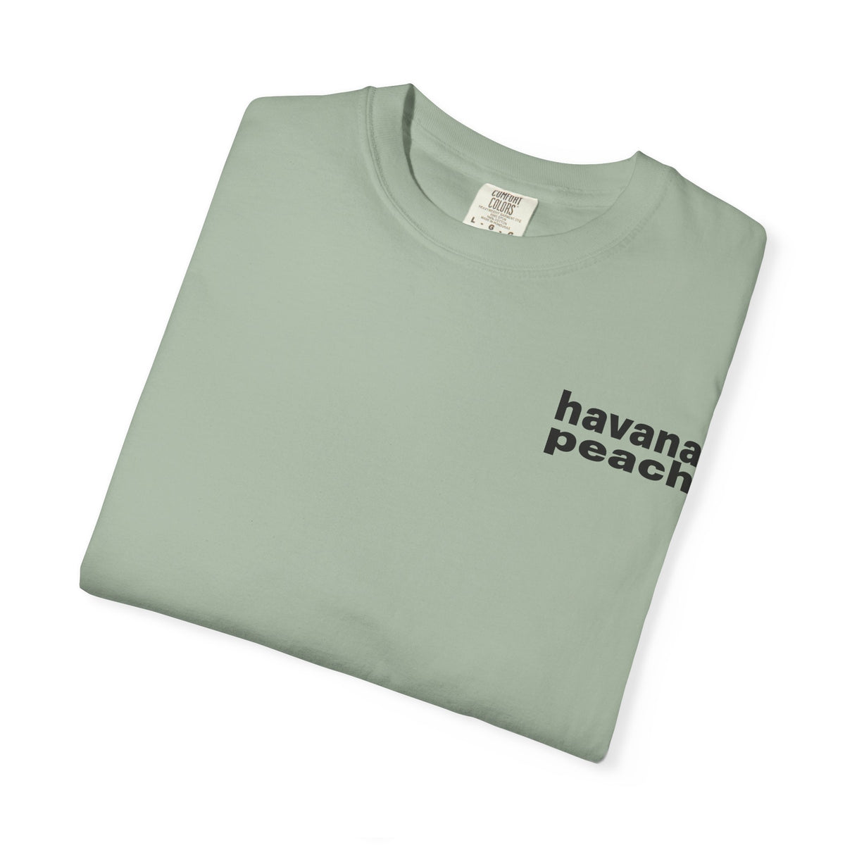 UNISEX Havana Peach Minimalist Graphic T-Shirt