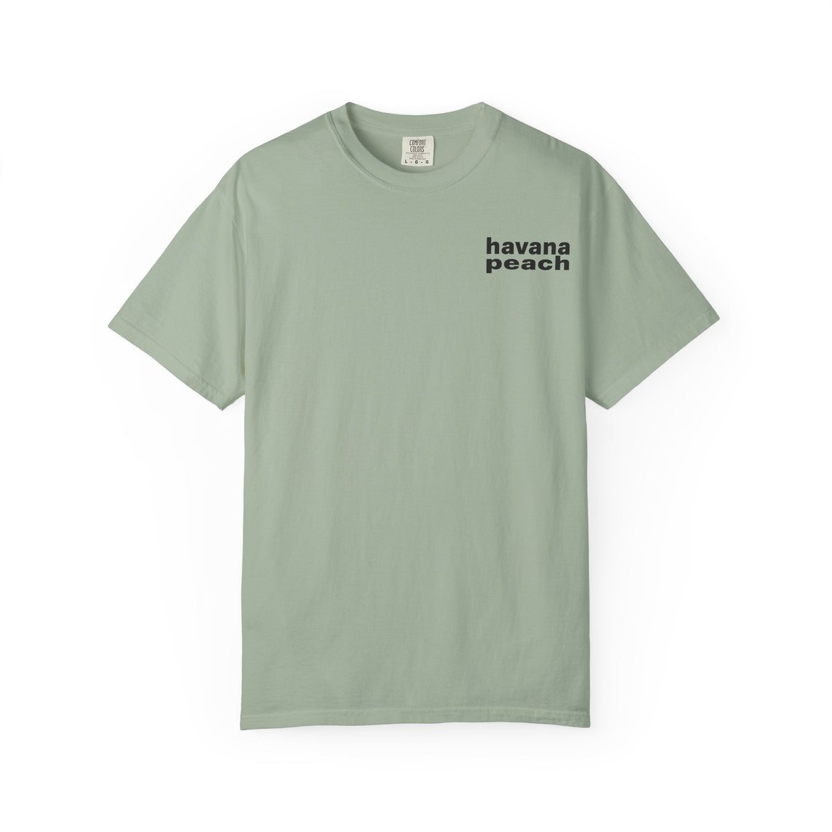 UNISEX Havana Peach Minimalist Graphic T-Shirt