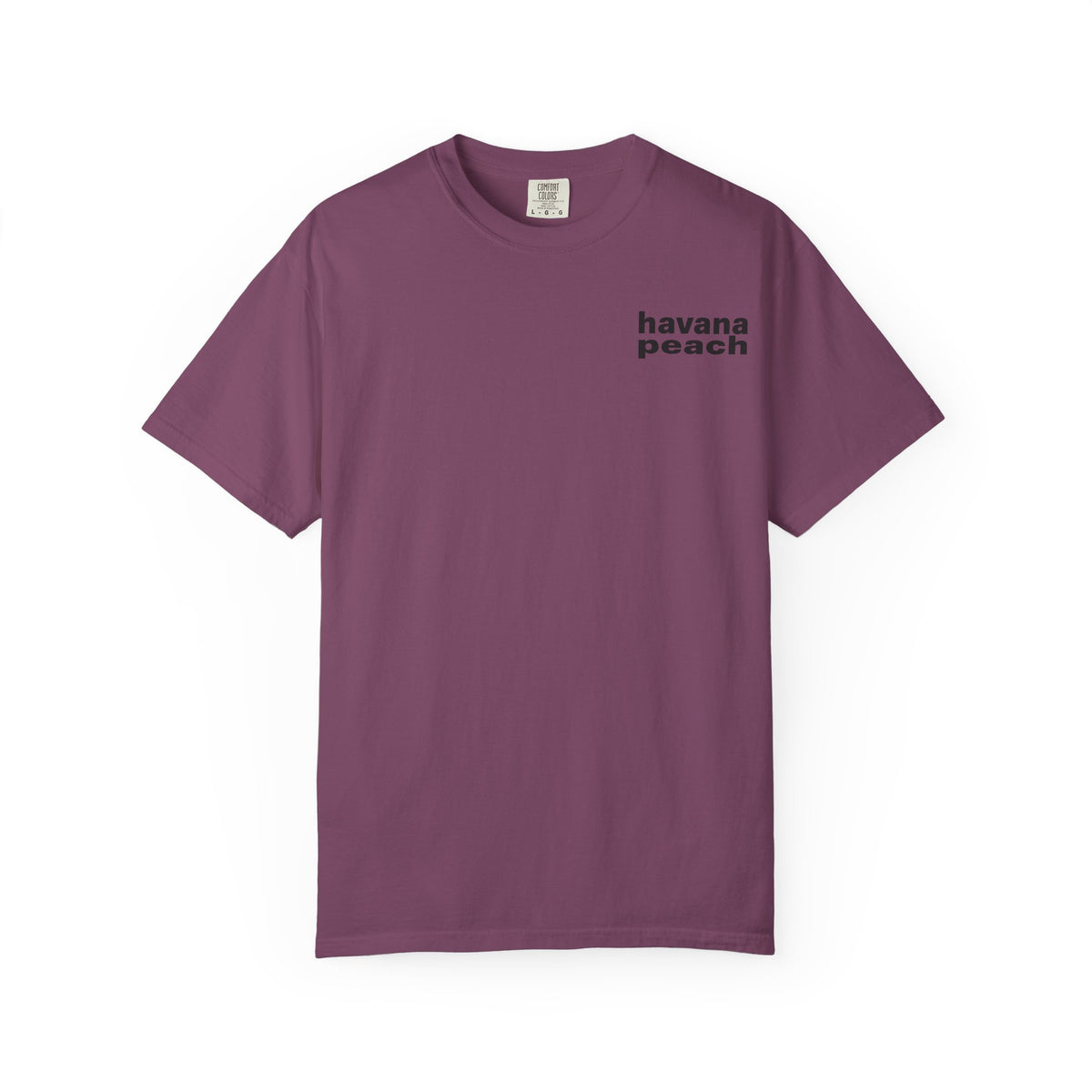 UNISEX Havana Peach Minimalist Graphic T-Shirt
