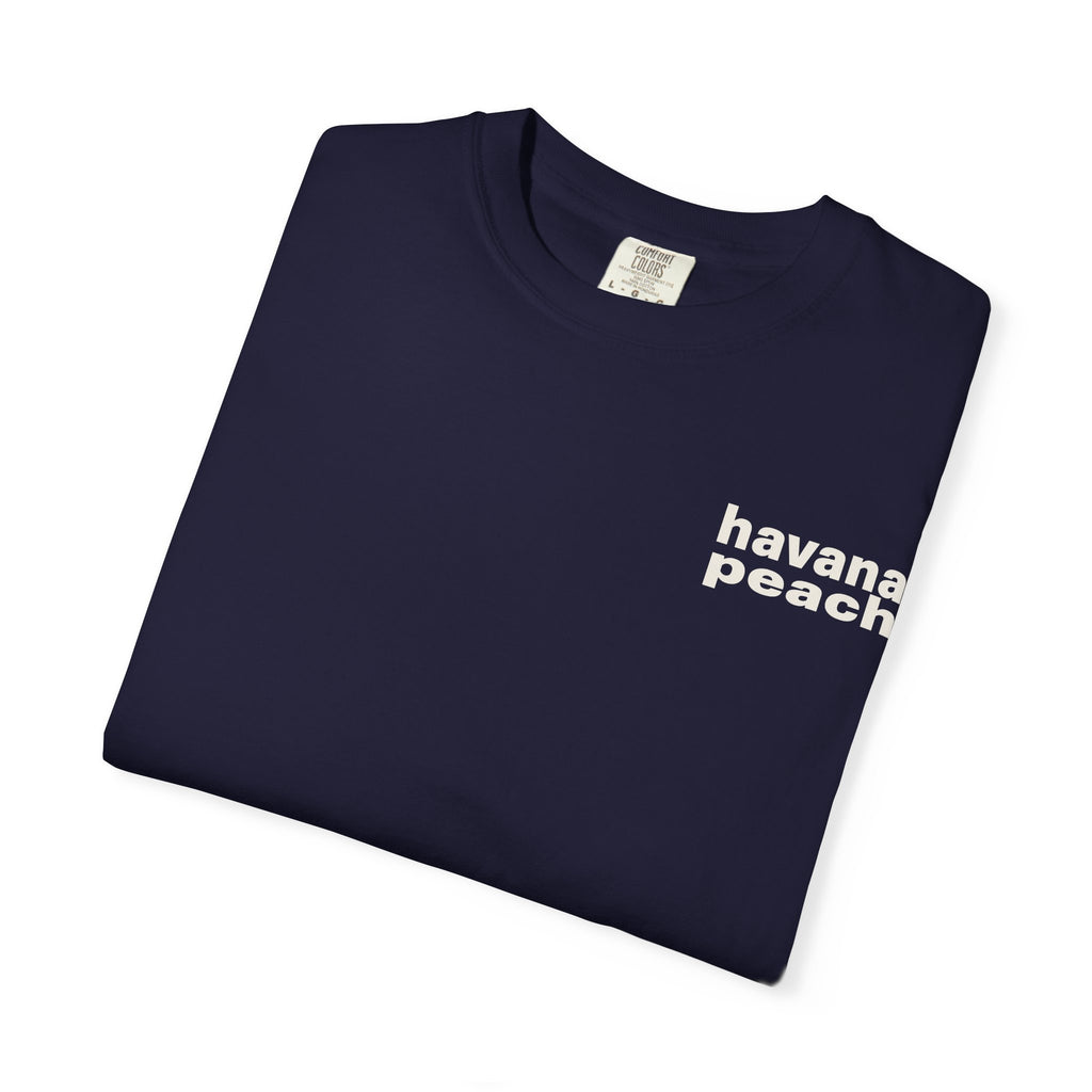 UNISEX Havana Peach Minimalist Graphic T-Shirt