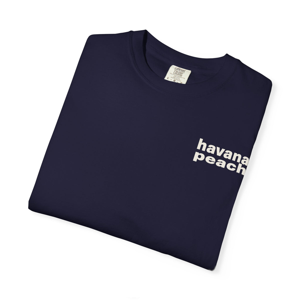 UNISEX Havana Peach Minimalist Graphic T-Shirt