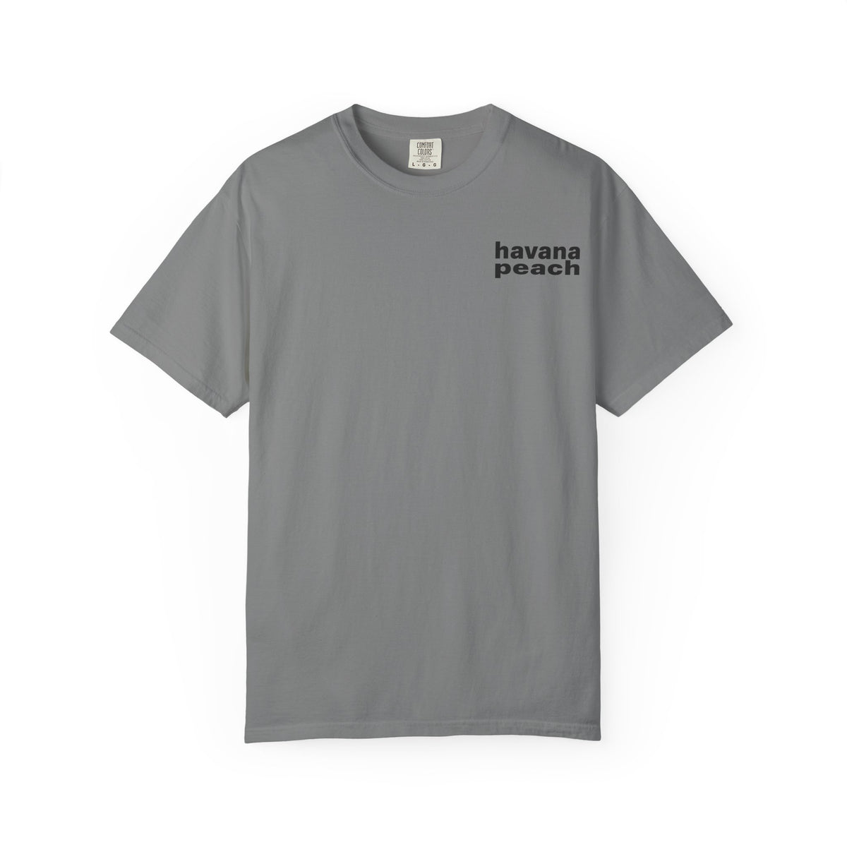 UNISEX Havana Peach Minimalist Graphic T-Shirt