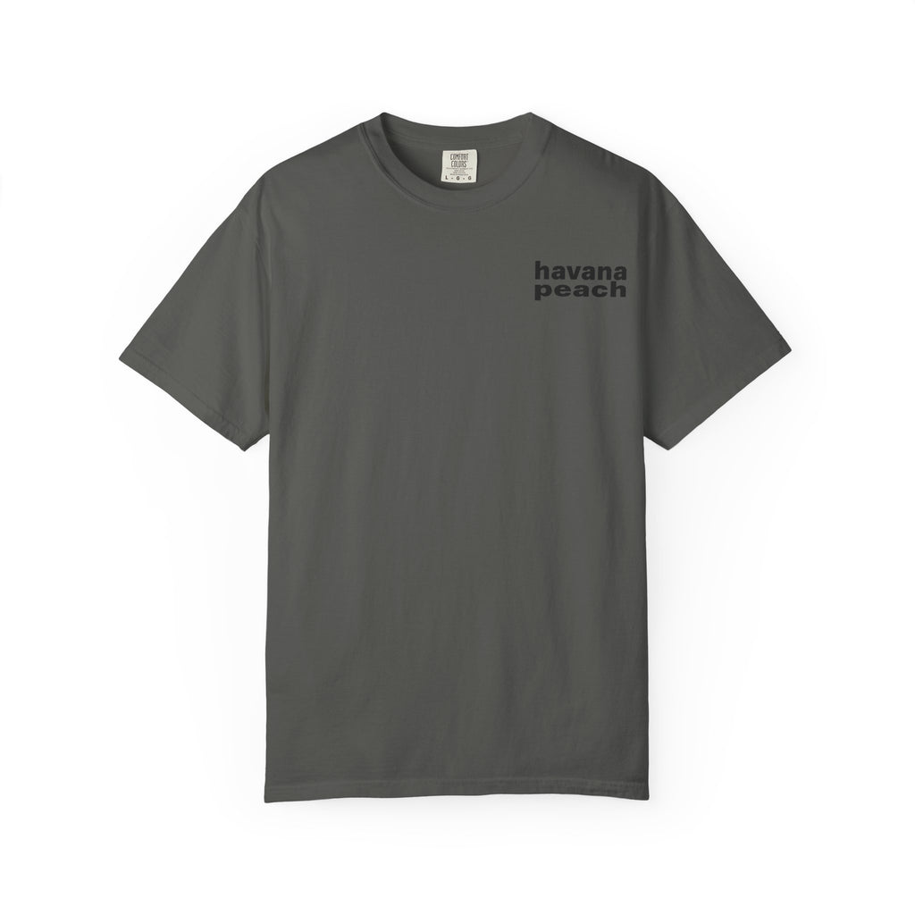 UNISEX Havana Peach Minimalist Graphic T-Shirt
