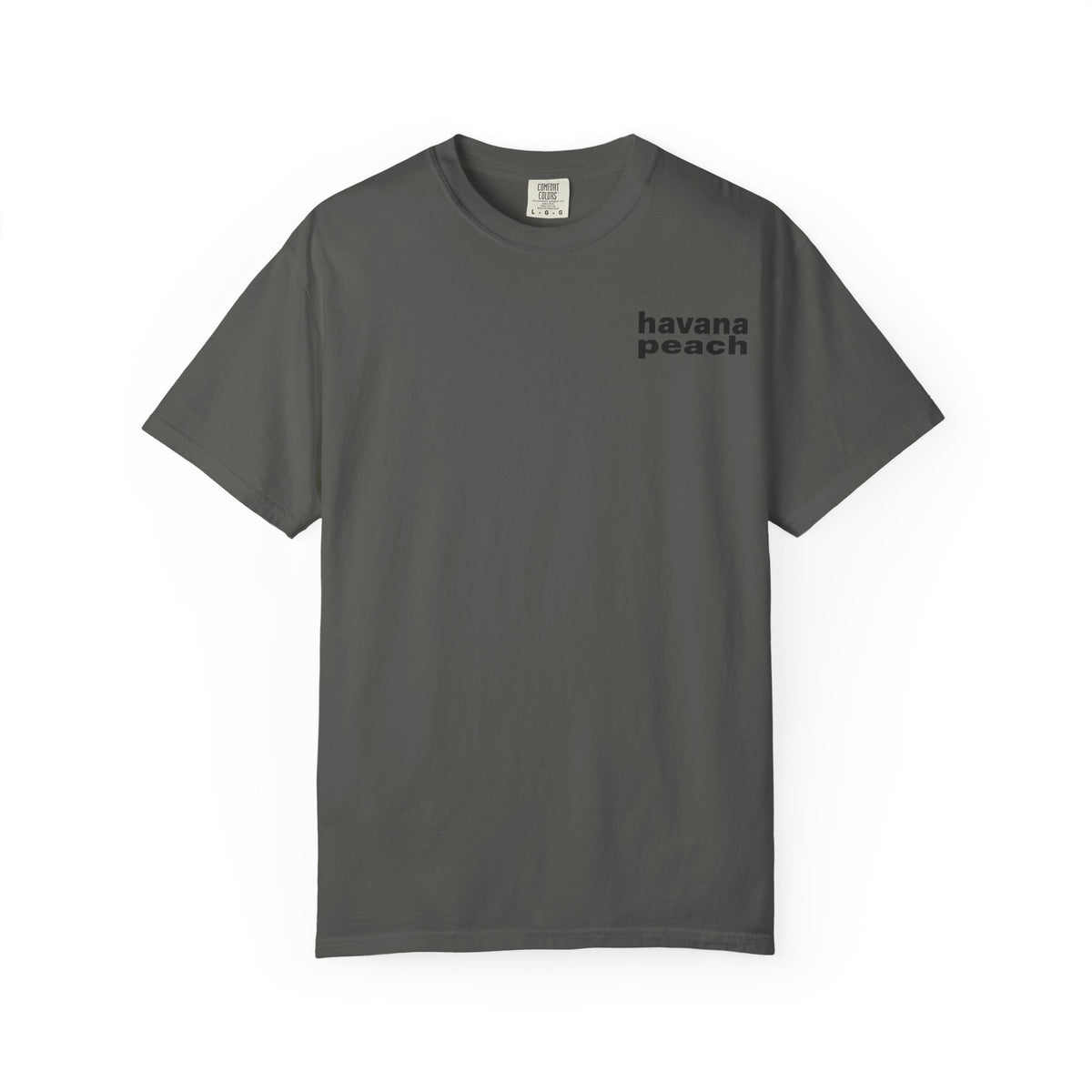 UNISEX Havana Peach Minimalist Graphic T-Shirt