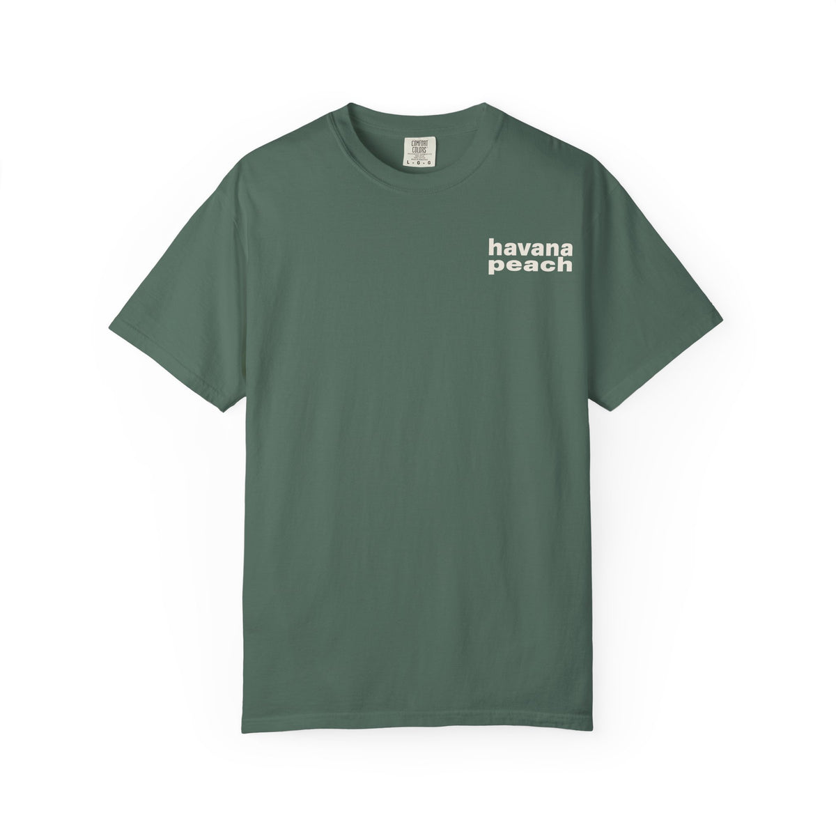 UNISEX Havana Peach Minimalist Graphic T-Shirt