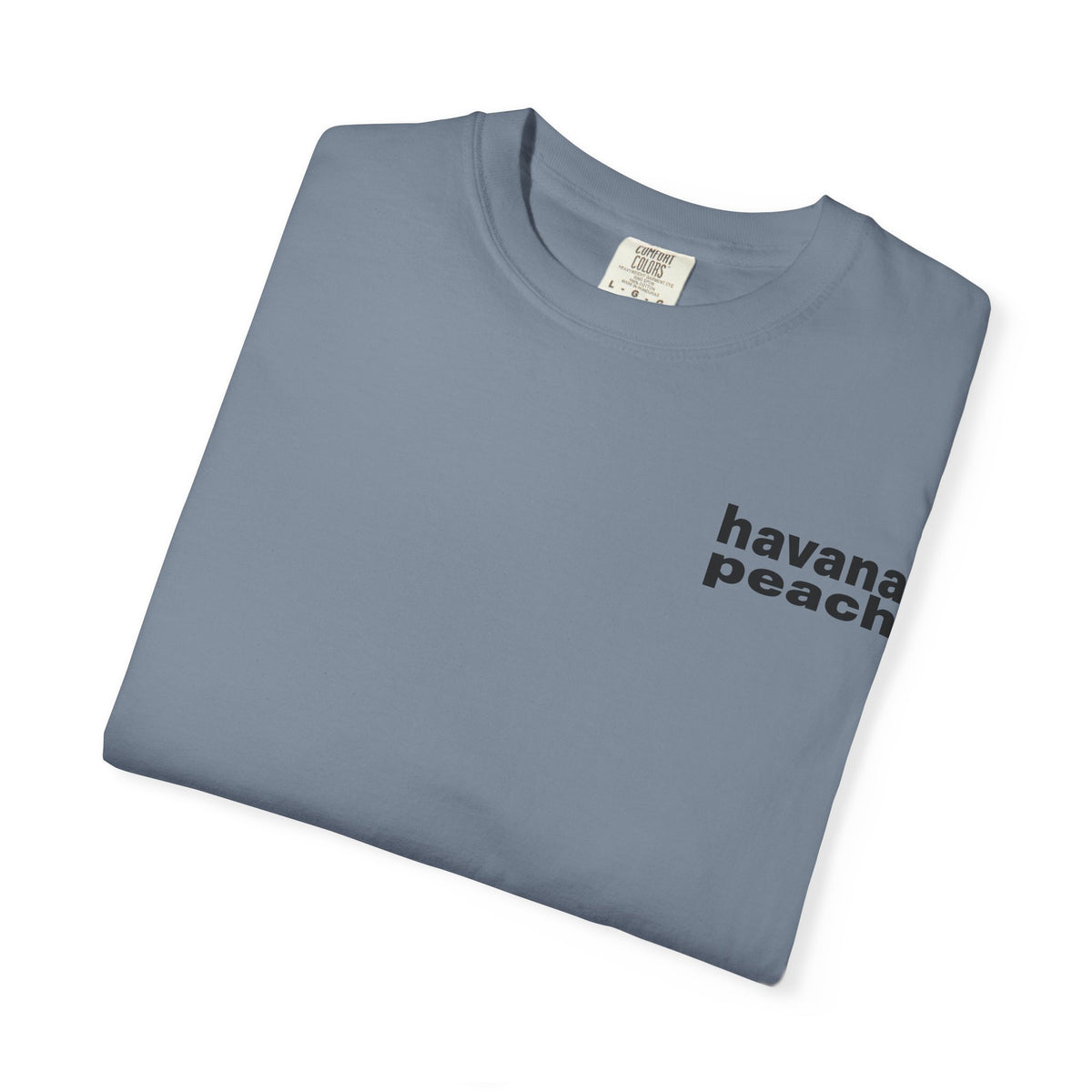 UNISEX Havana Peach Minimalist Graphic T-Shirt