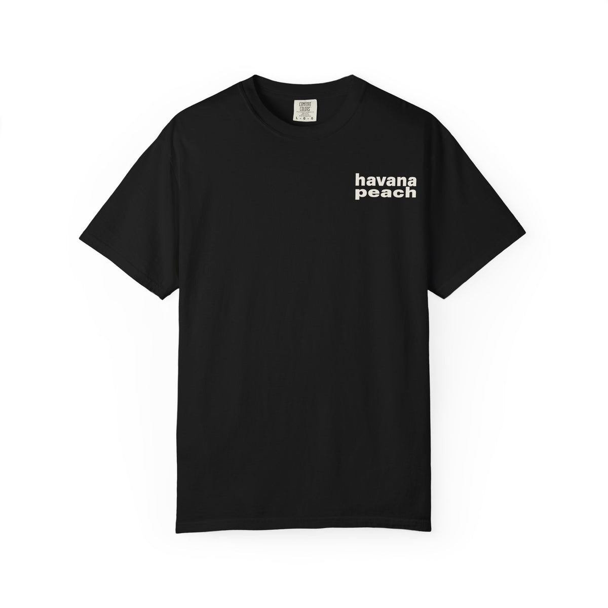UNISEX Havana Peach Minimalist Graphic T-Shirt