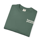 UNISEX Havana Peach Minimalist Graphic T-Shirt