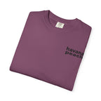 UNISEX Havana Peach Minimalist Graphic T-Shirt