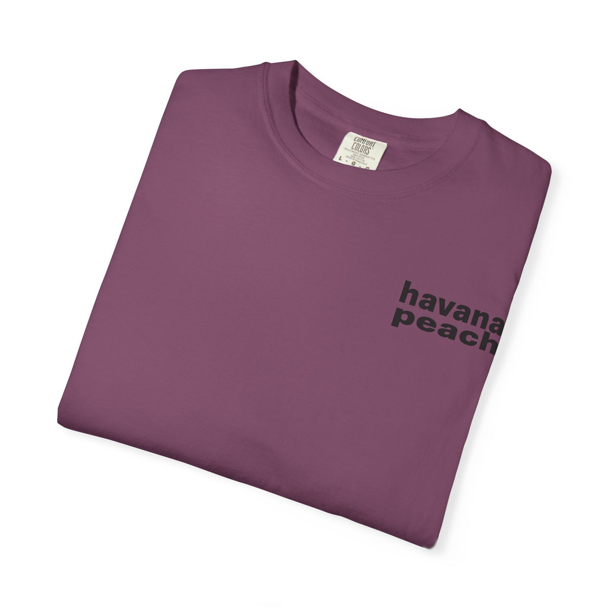 UNISEX Havana Peach Minimalist Graphic T-Shirt