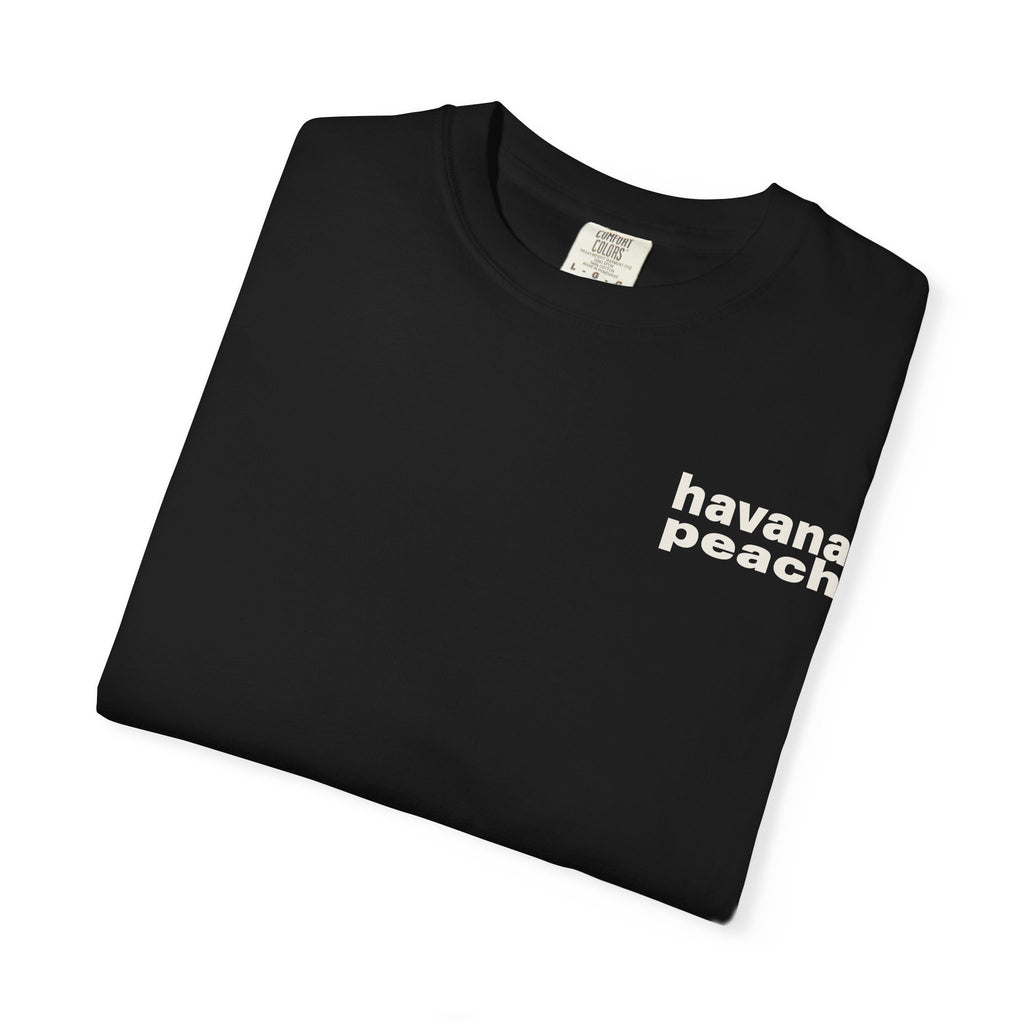UNISEX Havana Peach Minimalist Graphic T-Shirt