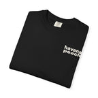 UNISEX Havana Peach Minimalist Graphic T-Shirt