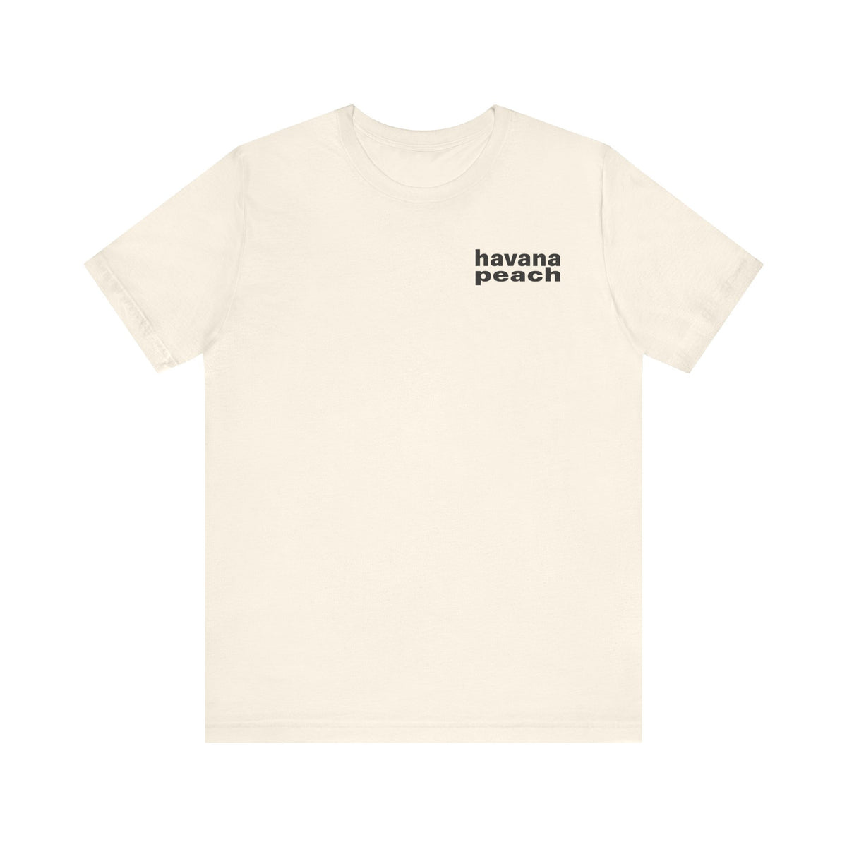 Havana Peach Minimalist Graphic T-Shirt