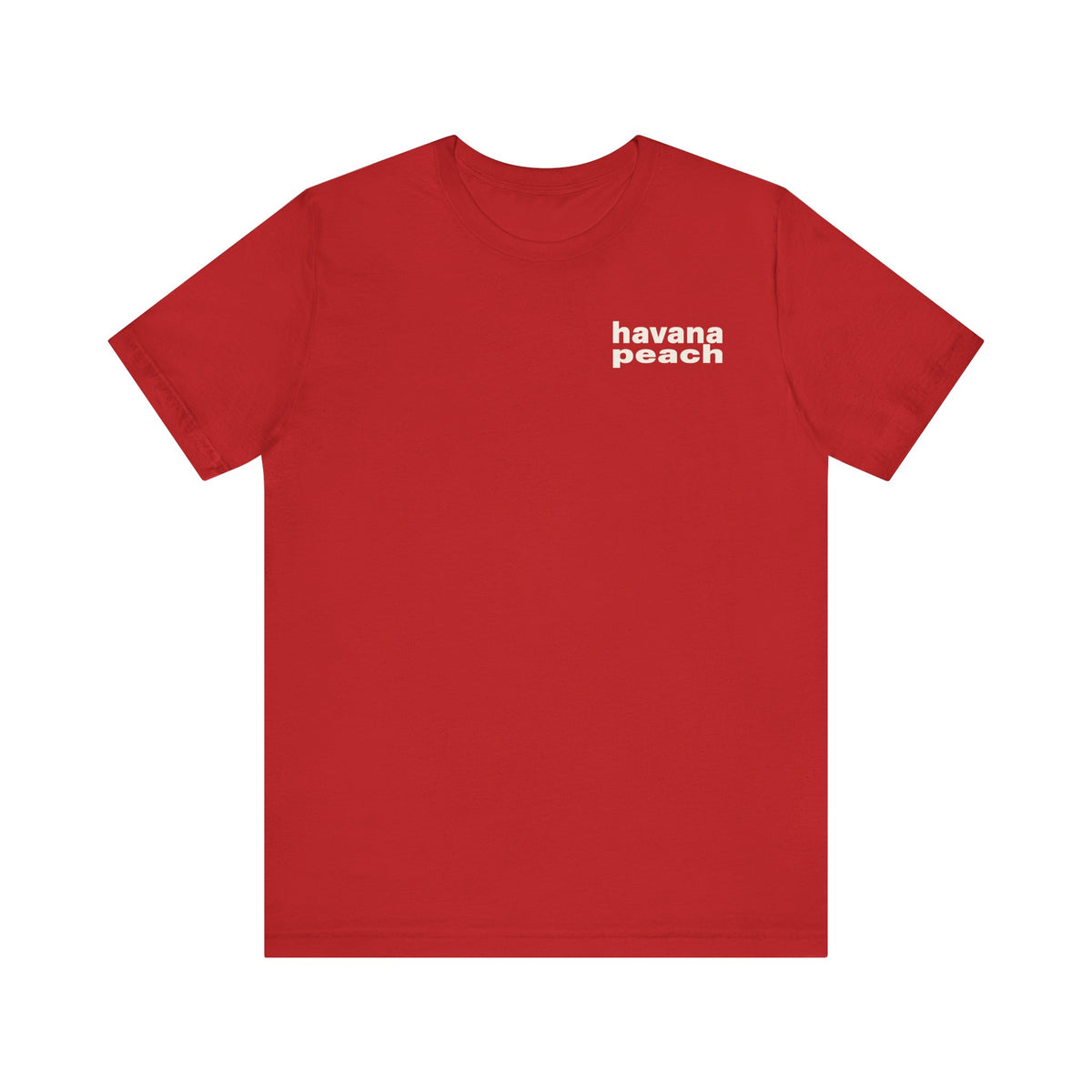Havana Peach Minimalist Graphic T-Shirt