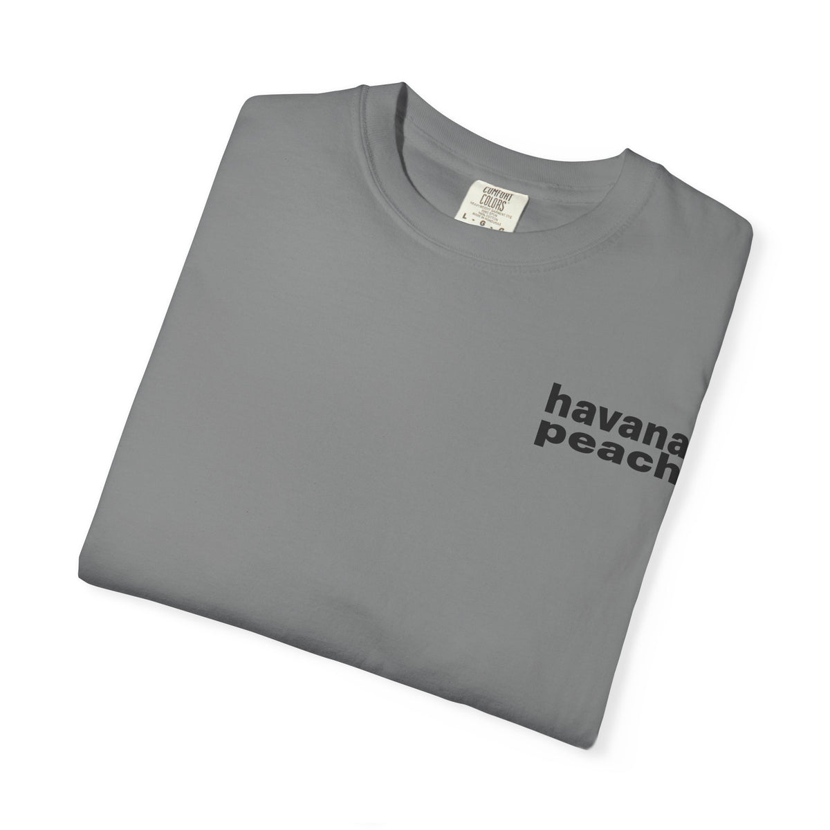 UNISEX Havana Peach Minimalist Graphic T-Shirt